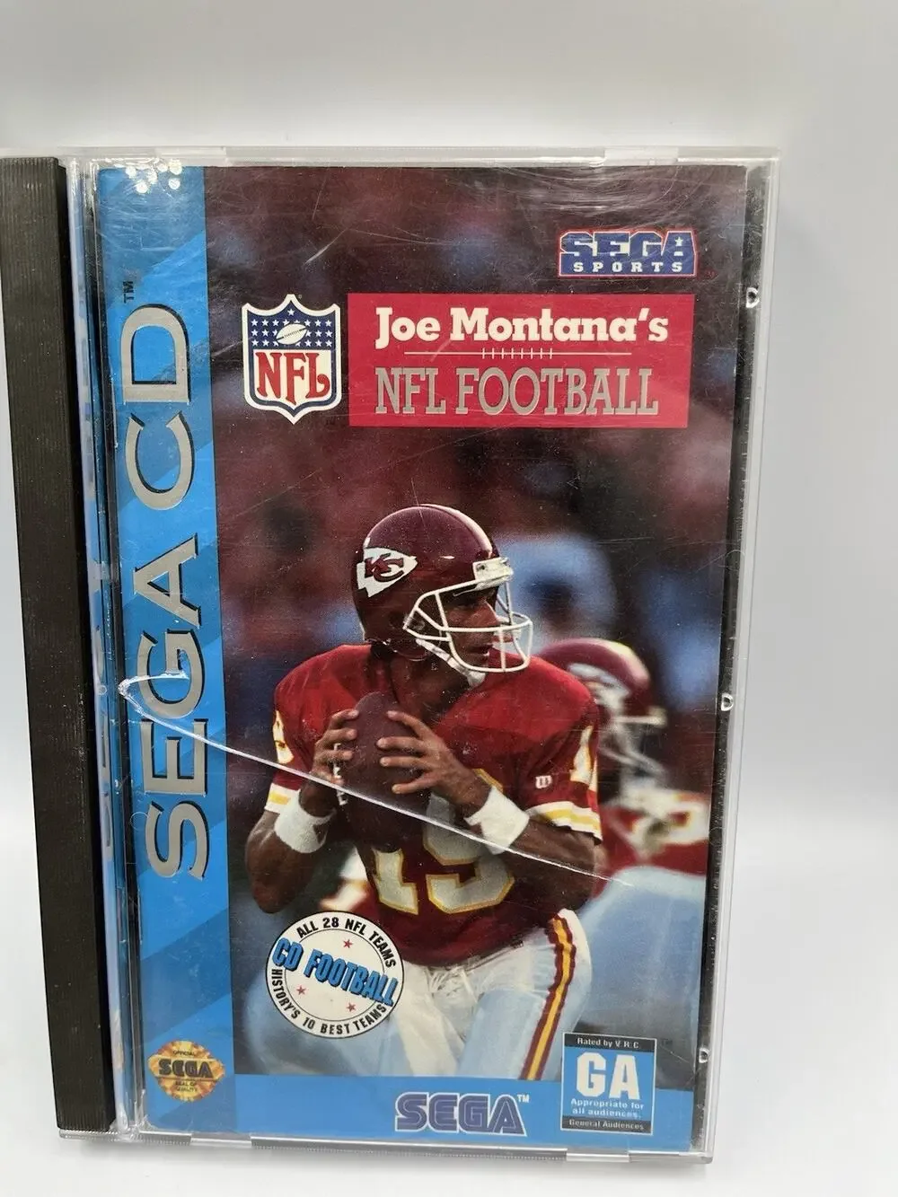 Joe Montana's NFL Football (Sega CD, 1993) Complete CIB